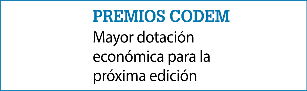 premios codem Mayor dotaci n econ mica para la pr xima edici n