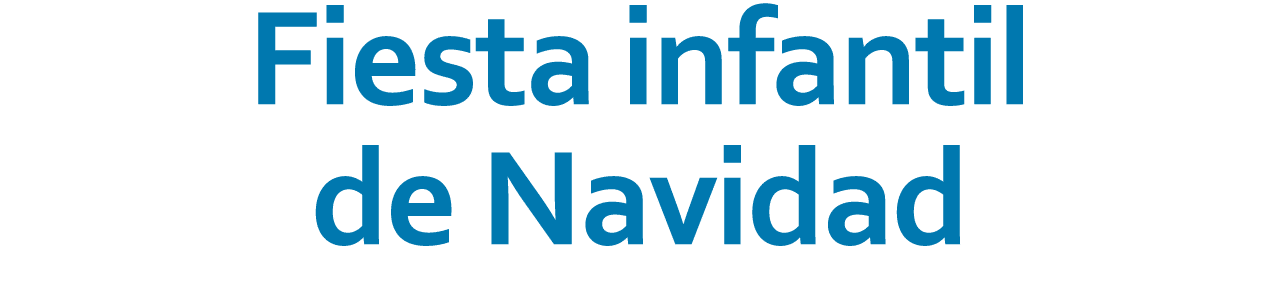 Fiesta infantil de Navidad