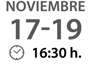 noviembre 17 19 ￼ 16:30 h.