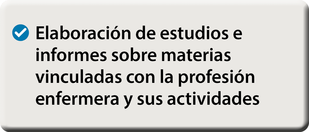 ￼ Elaboraci n de estudios e informes sobre materias vinculadas con la profesi n enfermera y sus actividades