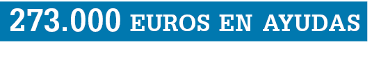  273.000 euros en ayudas