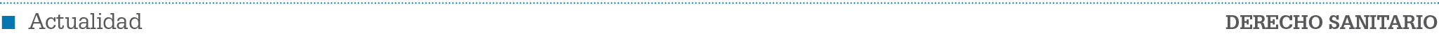  Actualidad derecho sanitario