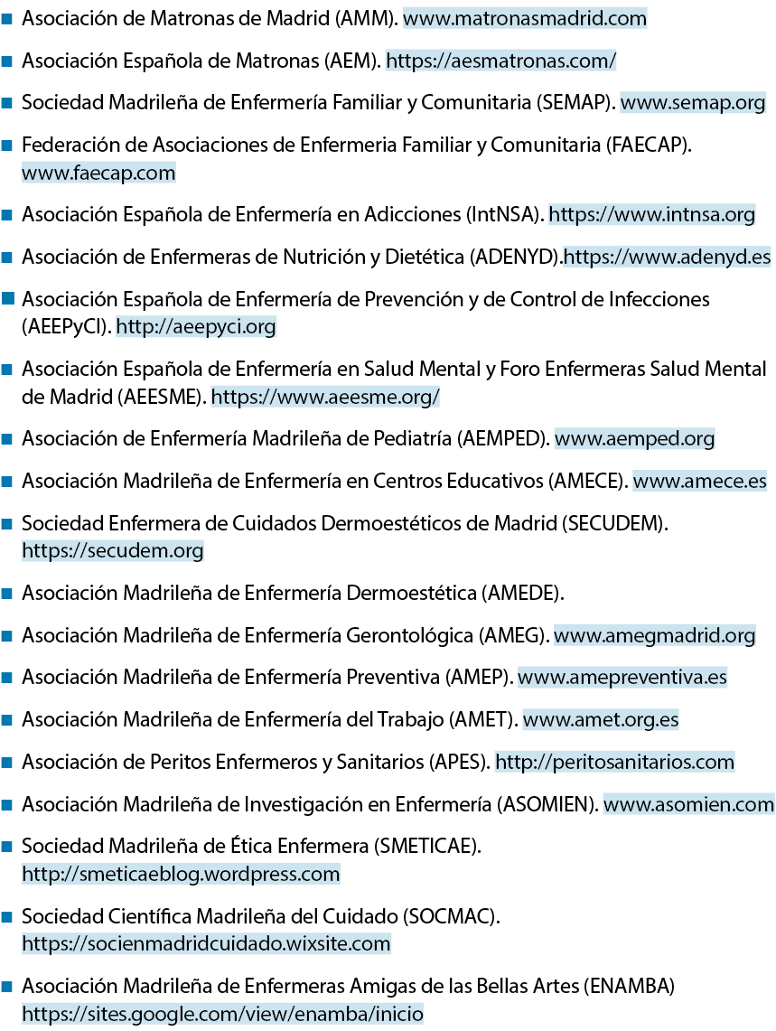  Asociaci n de Matronas de Madrid (AMM). www.matronasmadrid.com  Asociaci n Espa ola de Matronas (AEM). https://aes...